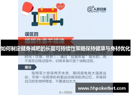 如何制定健身减肥的长期可持续性策略保持健康与身材优化